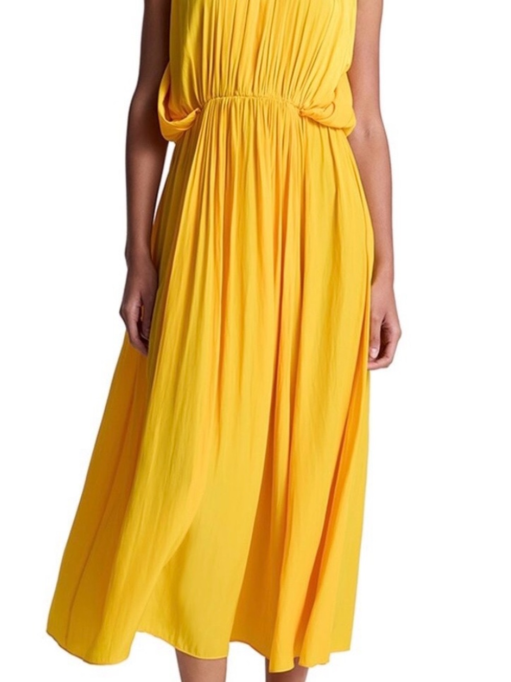 A.L.C. - Meredith Midi Dress -Mango - Size M- NWT - Picture 2 of 6